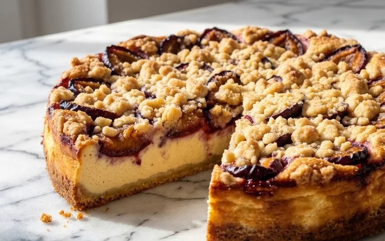 Zwetschgen-Streusel-Käsekuchen: Cremig & Fruchtig